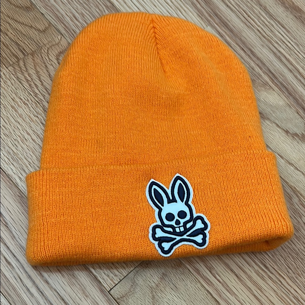 Like New Psycho Bunny Orange Beanie